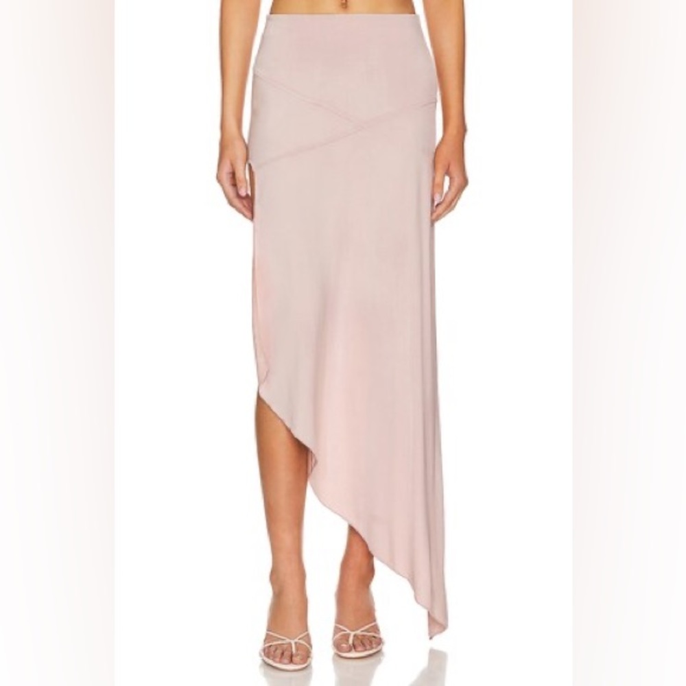 NWT NBD Myla Midi Skirt in Mauve